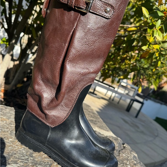 D&G Leather Rain Boots - Picture 11 of 13